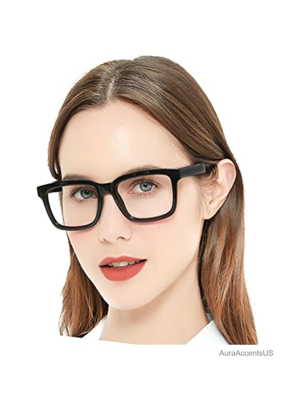 AEZUNI Oversized Square Reading Glasses 2.00 Scratch Resistant